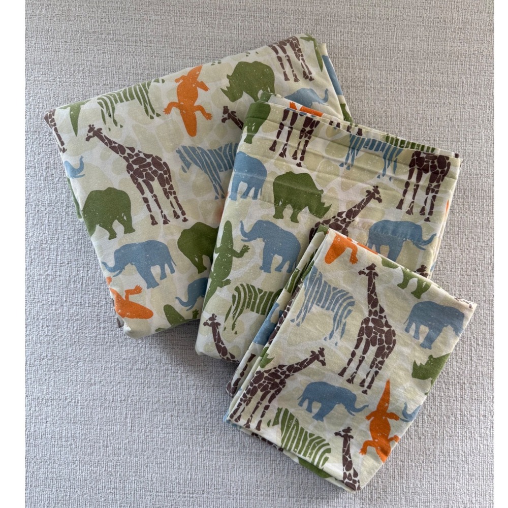 Franco Disney Color Your World African Safari Animals Full Size Sheet Set